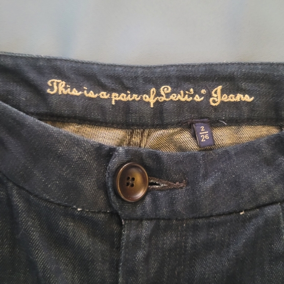 Vintage 70s soft denim levis flare jeans - Picture 4 of 9